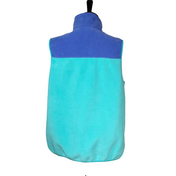 Patagonia | Men | Synchilla Snap-T Retro Colorblock Cozy Fleece Vest | Large - Picture 3 of 14